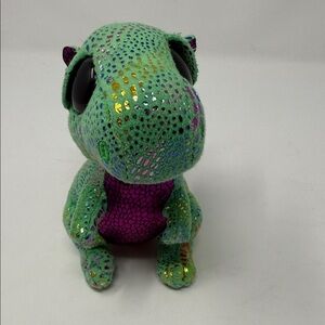 Ty Colorful Plush Dinosaur Toy -Name - Cinder 6 “